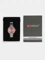 Красный женские наручные часы Curren 9081 в подарочной упаковке