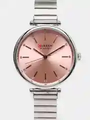 Красный женские наручные часы Curren 9081 в подарочной упаковке