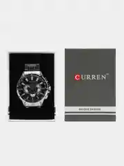 Синий мужские наручные часы Curren 8363 c хронографом в подарочной упаковке
