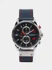 Синий мужские наручные часы Curren 8393 с хронографом в подарочной упаковке