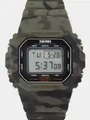 Зелёный хаки детские спортивные наручные часы Skmei 1608 для мальчиков и девочек в подарочной упаковке