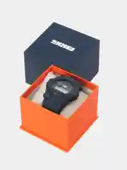 Индиго мужские спортивные наручные часы Skmei 1633 в подарочной упаковке