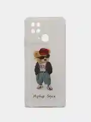 Бронзовый чехол для Xiaomi Redmi 10C / Poco C40, Сяоми Редми 10С / Поко С40, силиконовый, с рисунком