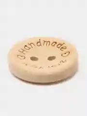 Пуговицы деревянные "Handmade with love" 10 штук