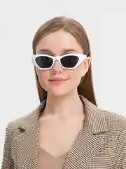 Белый женские имиджевые солнцезащитные очки, UV400