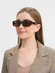 Белый женские имиджевые солнцезащитные очки, UV400