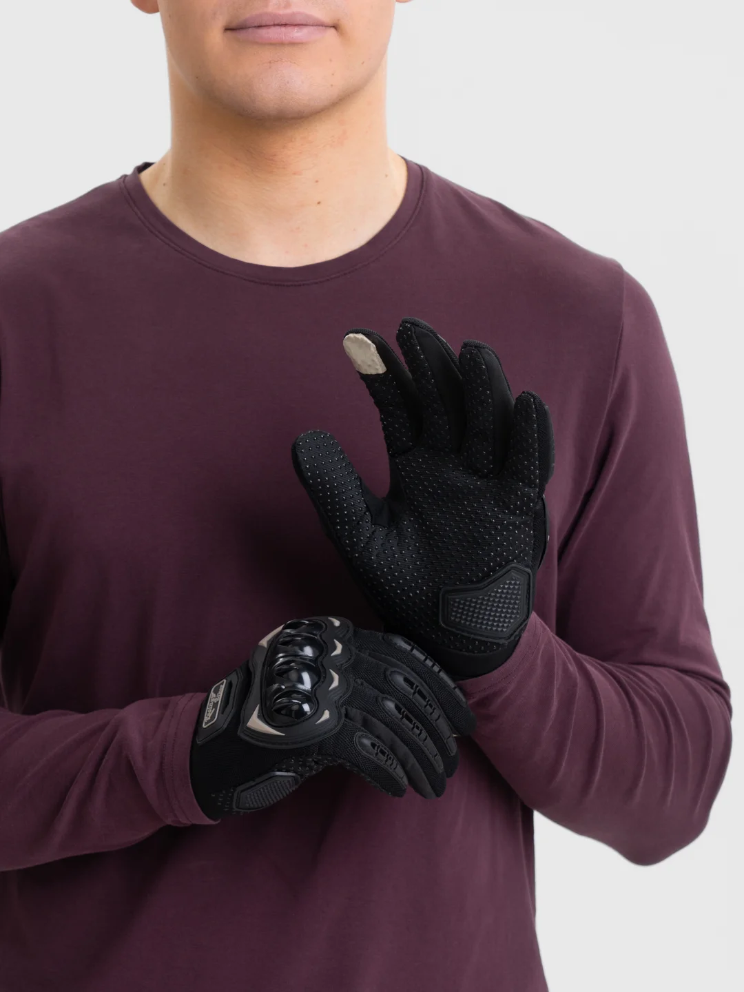 Перчатки Racing Biker SC33-Black, размер XL, сенсорные