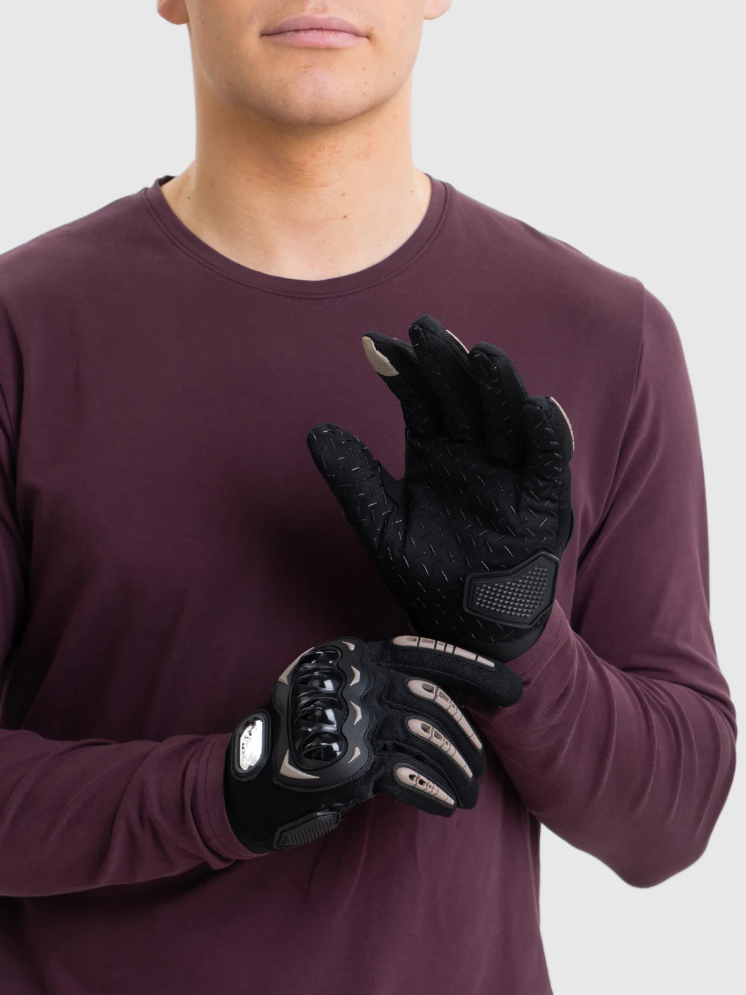 Перчатки Racing Biker SC23-Black, размер XXL, сенсорные