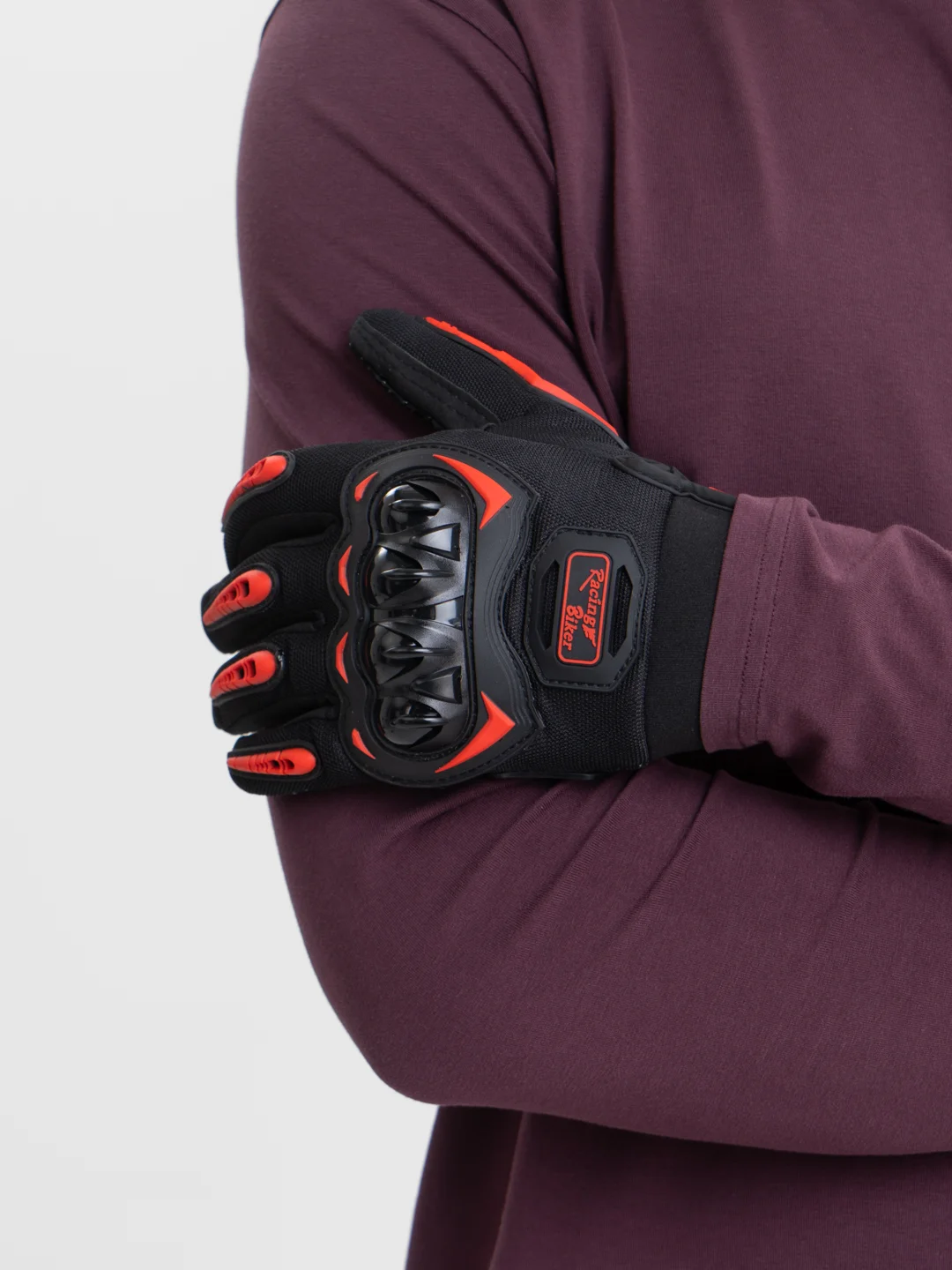 Перчатки Racing Biker SC33-Red, размер XXL, сенсорные