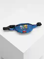Голубой сумка на пояс детская, для мальчиков и девочек Brawl Stars, Леди Баг, Уэнсдэй