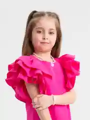 Вишнёвый комплект детской бижутерии, 3 предмета