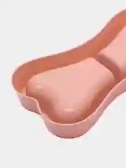 Розовый миска для кошек и собак двойная