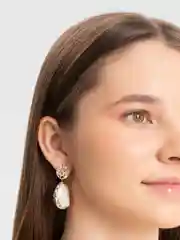Кремовый серьги женские, сережки вечерние, подарок на Новый год