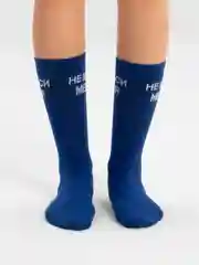 Синий носки женские
