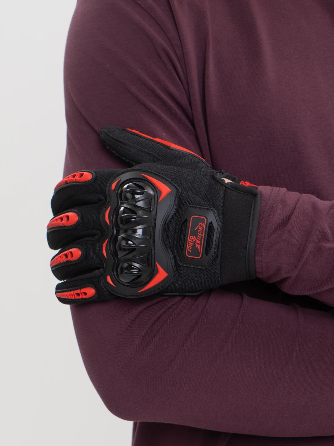 Перчатки Racing Biker SC33-Red, размер XL, сенсорные