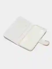Пудровый чехол-книжка со стразами для iPhone 11, 12, 13, 14