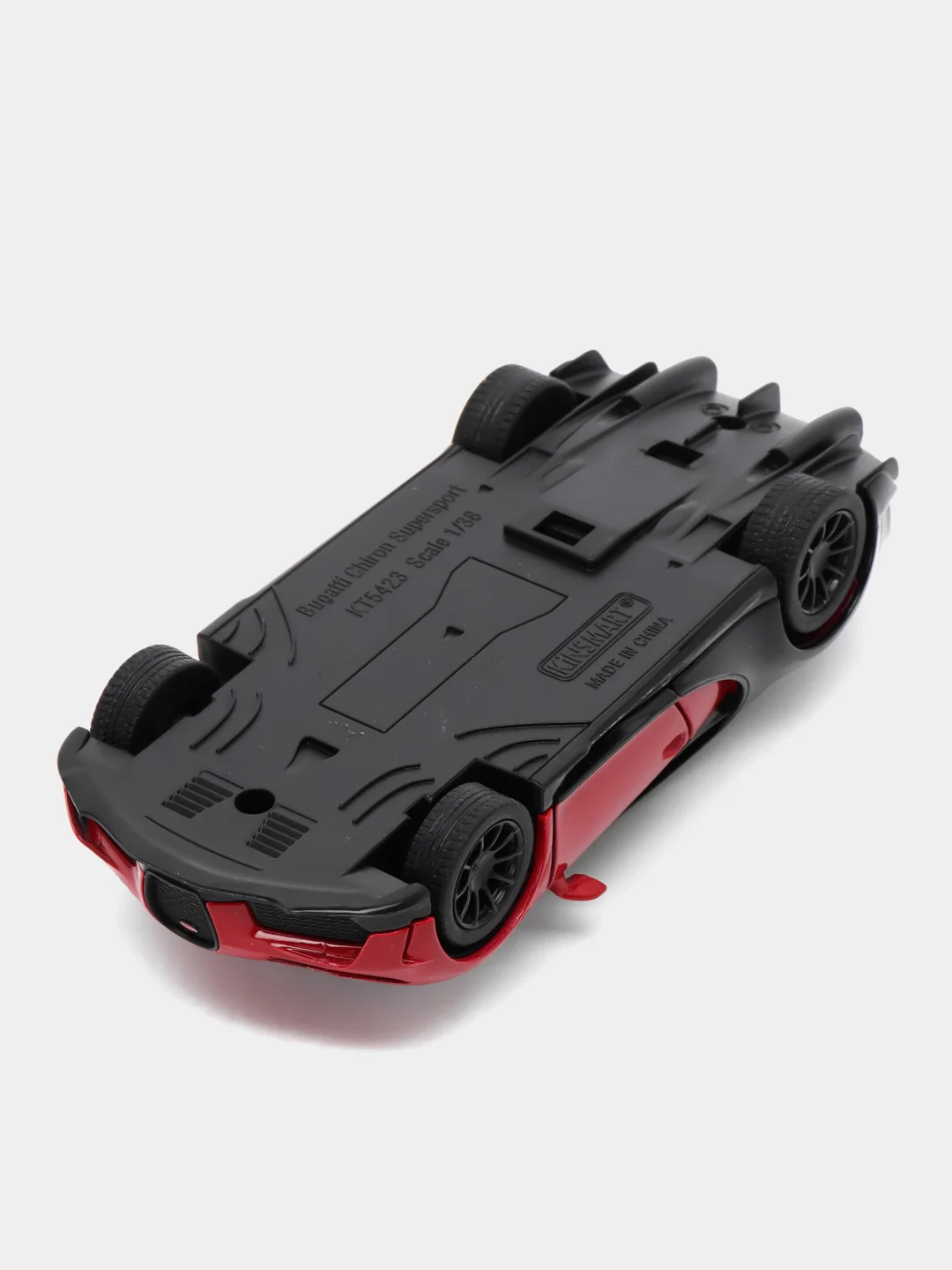 Красный машинка металлическая Kinsmart 1:38 Bugatti Chiron Supersport KT5423D