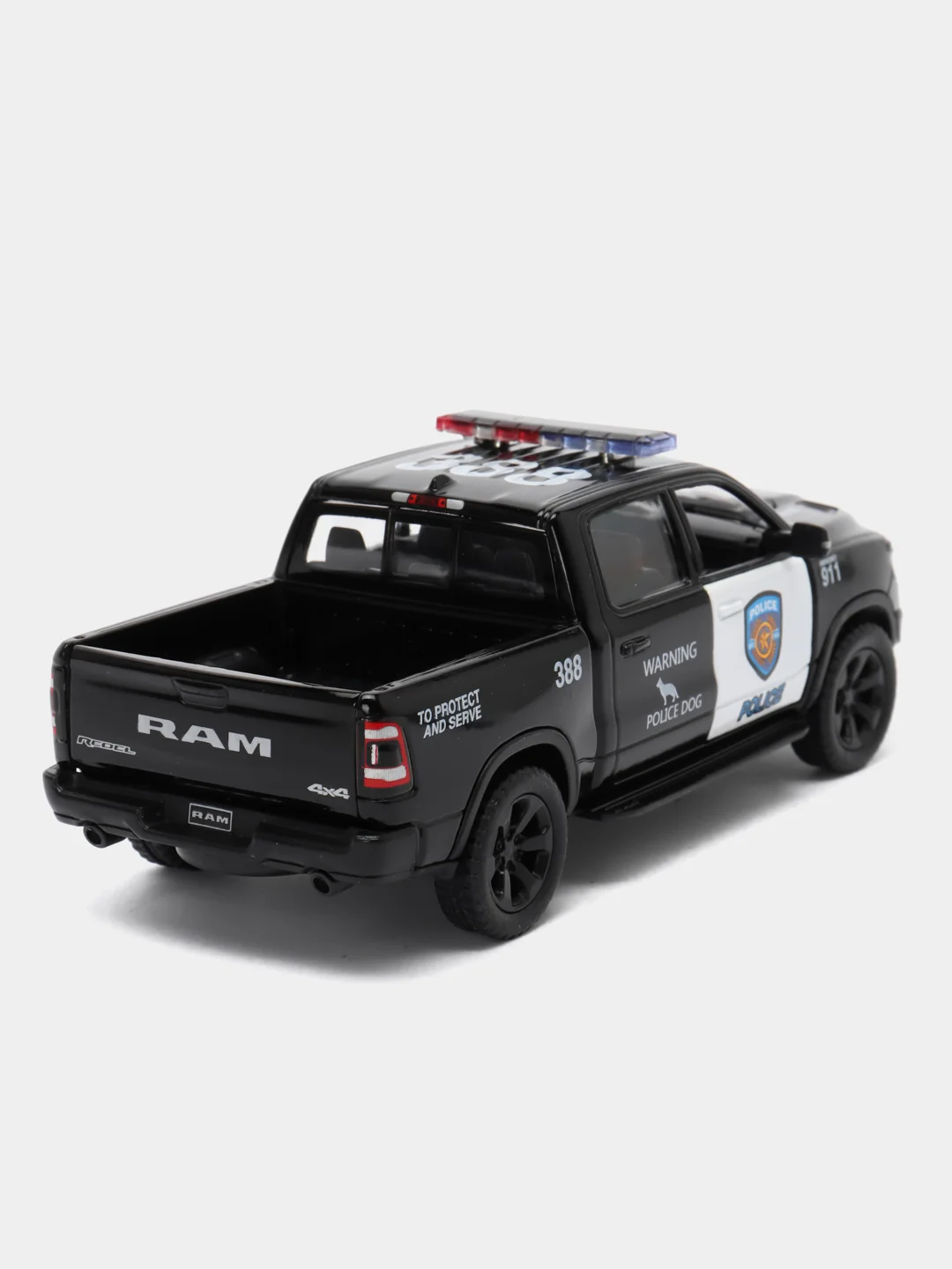 Машинка металлическая Kinsmart 1:46 2019 Dodge RAM 1500 Police KT5413DP