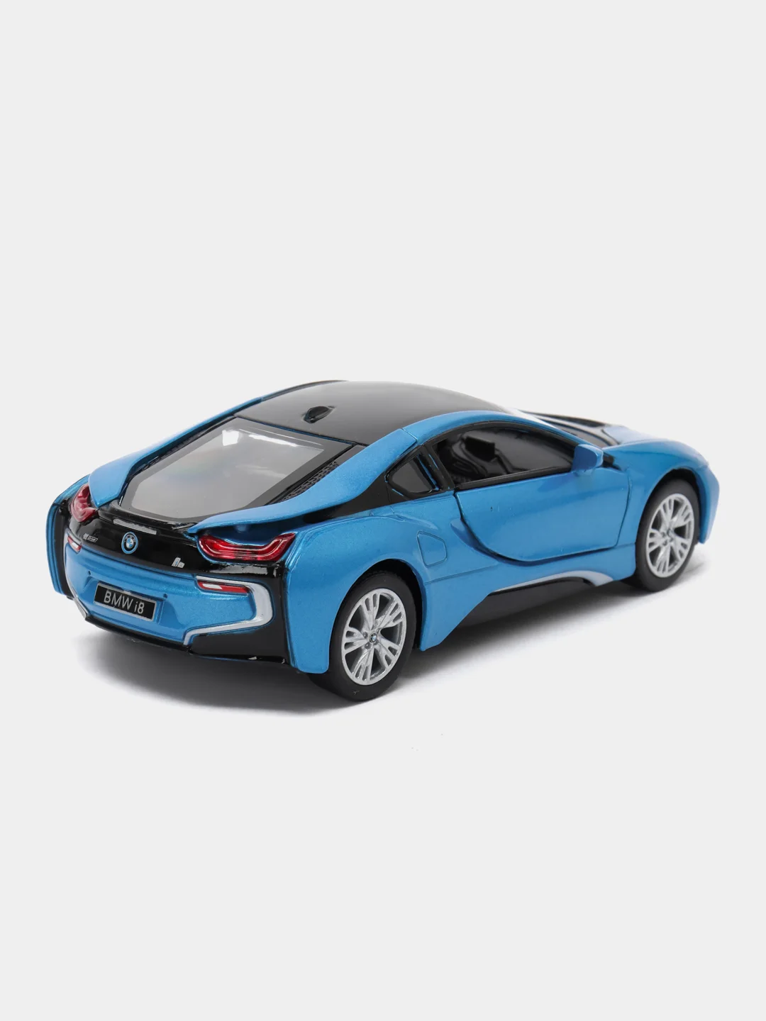 Синий игрушечная машинка BMW i8 Kinsmart KT5379D