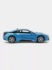 Синий игрушечная машинка BMW i8 Kinsmart KT5379D