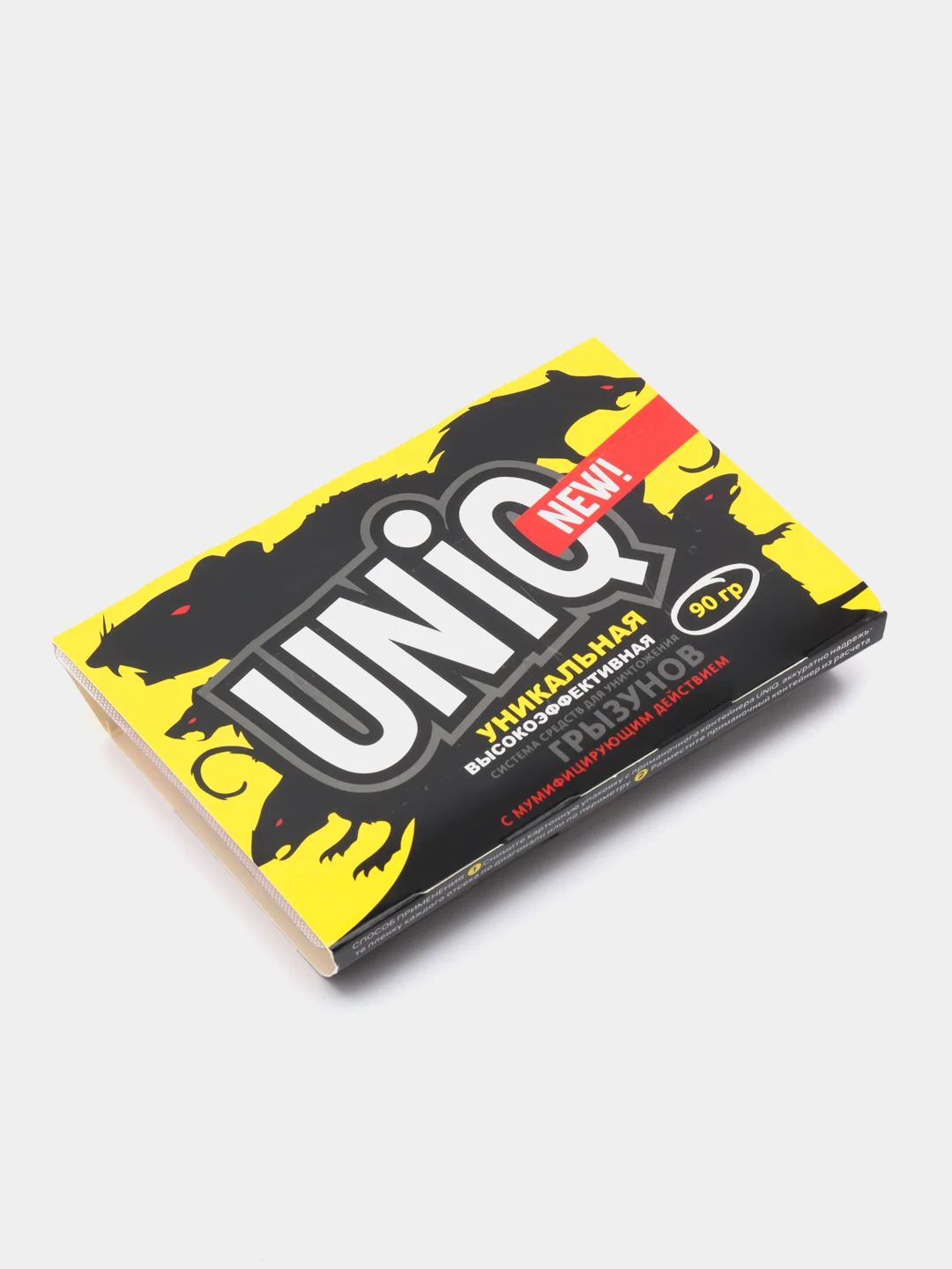 Приманка от грызунов UNIQ mini, система средств: гель и гранулы, 90 г