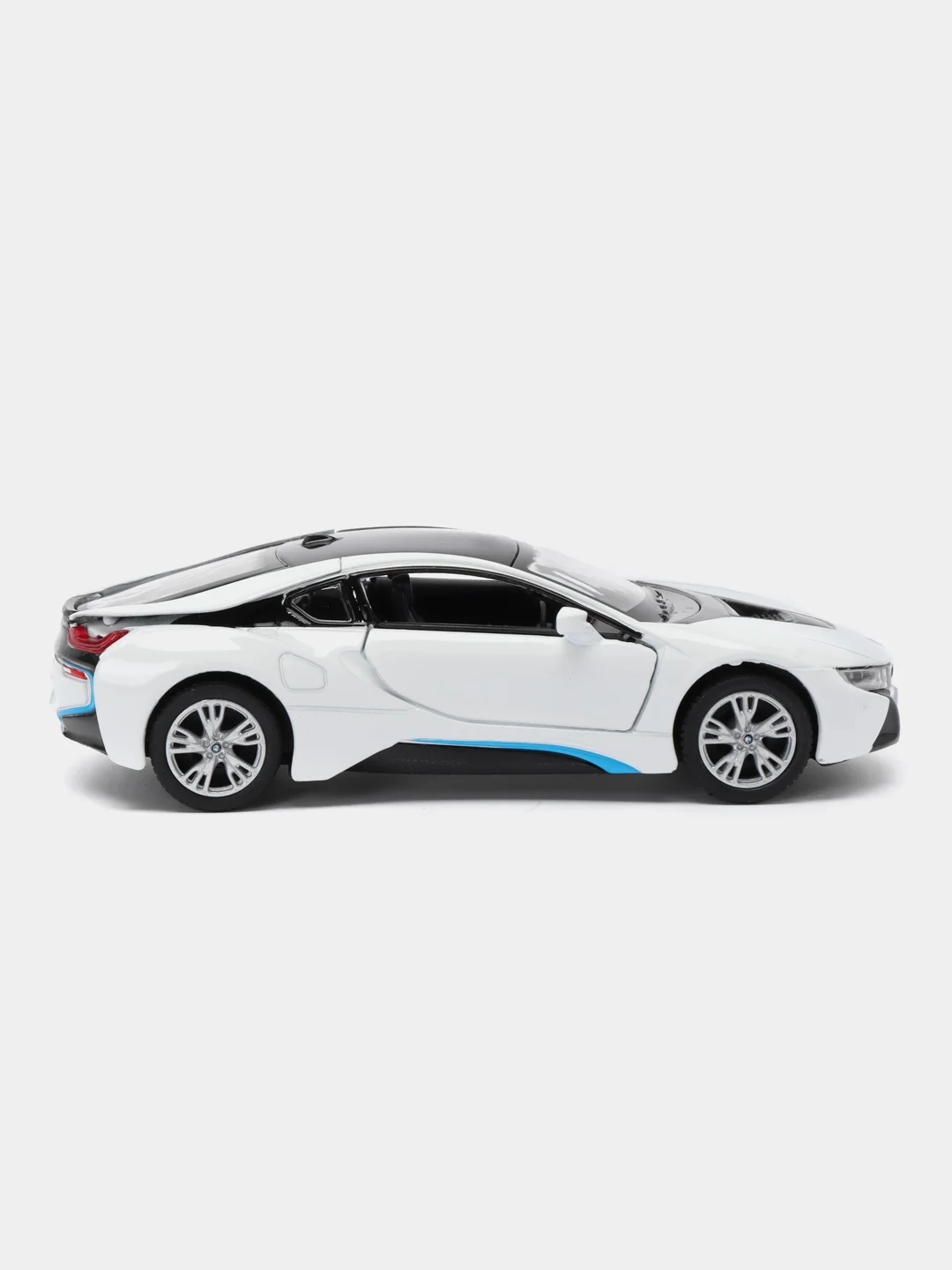 Белый игрушечная машинка BMW i8 Kinsmart KT5379D
