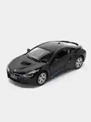Черный игрушечная машинка BMW i8 Kinsmart KT5379D