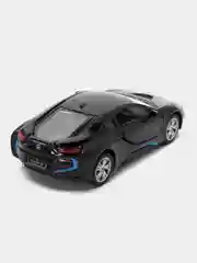 Черный игрушечная машинка BMW i8 Kinsmart KT5379D