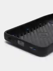 Синий чехол Samsung Galaxy A23 (Самсунг Галакси А23), силиконовый с карманом для карты