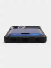 Синий чехол Samsung Galaxy A23 (Самсунг Галакси А23), силиконовый с карманом для карты