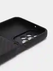 Зеленый чехол Samsung Galaxy A23 (Самсунг Галакси А23), силиконовый с карманом для карты