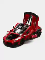 Красный металлическая машинка "Ferrari FXXK", 1:24, 53522-23A