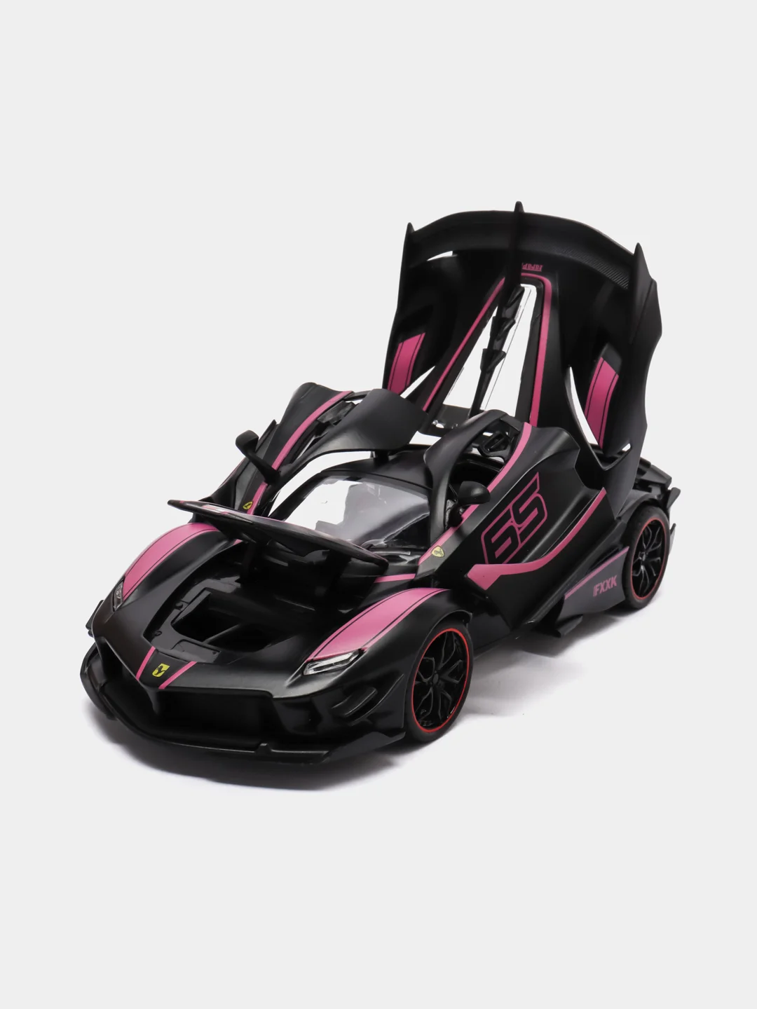 Черный металлическая машинка "Ferrari FXXK", 1:24, 53522-23A