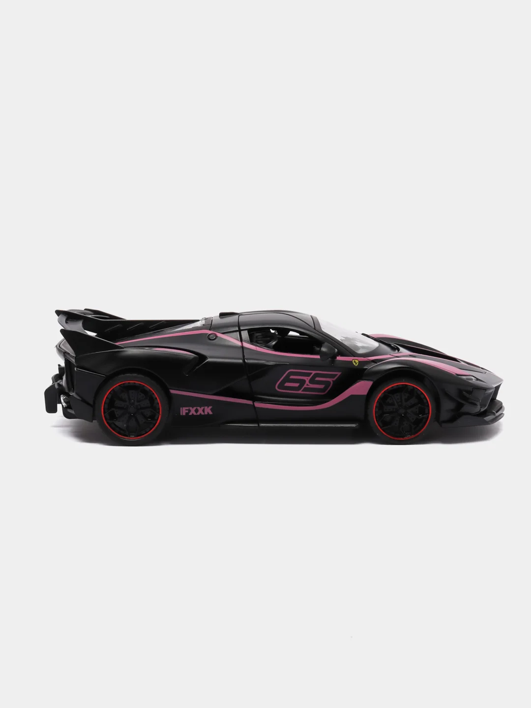 Черный металлическая машинка "Ferrari FXXK", 1:24, 53522-23A