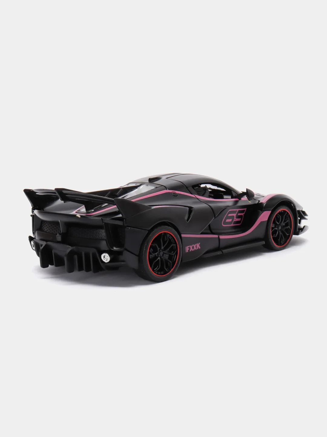 Черный металлическая машинка "Ferrari FXXK", 1:24, 53522-23A