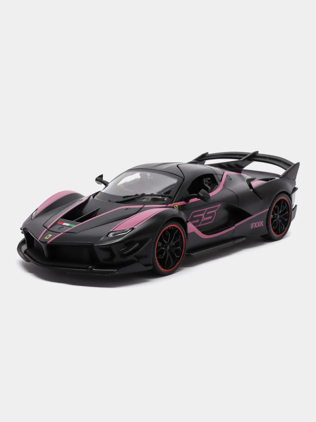 Черный металлическая машинка "Ferrari FXXK", 1:24, 53522-23A