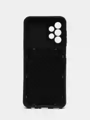 Пурпурный чехол Samsung Galaxy A23 (Самсунг Галакси А23), силиконовый с карманом для карты