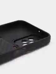 Пурпурный чехол Samsung Galaxy A23 (Самсунг Галакси А23), силиконовый с карманом для карты