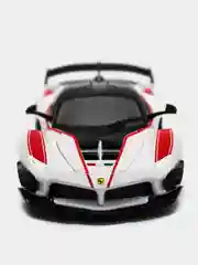 Белый металлическая машинка "Ferrari FXXK", 1:24, 53522-23A