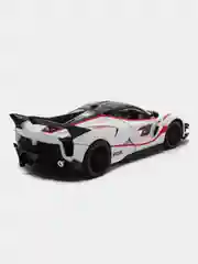 Белый металлическая машинка "Ferrari FXXK", 1:24, 53522-23A