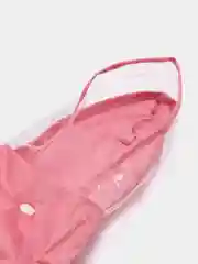 Розовый дождевик для собак