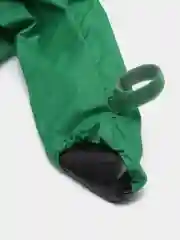 Зеленый дождевик для собак