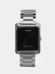 Серебряный мужские наручные цифровые Led часы Skmei 1505 в подарочной упаковке