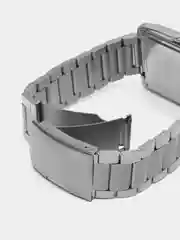Серебряный мужские наручные цифровые Led часы Skmei 1505 в подарочной упаковке
