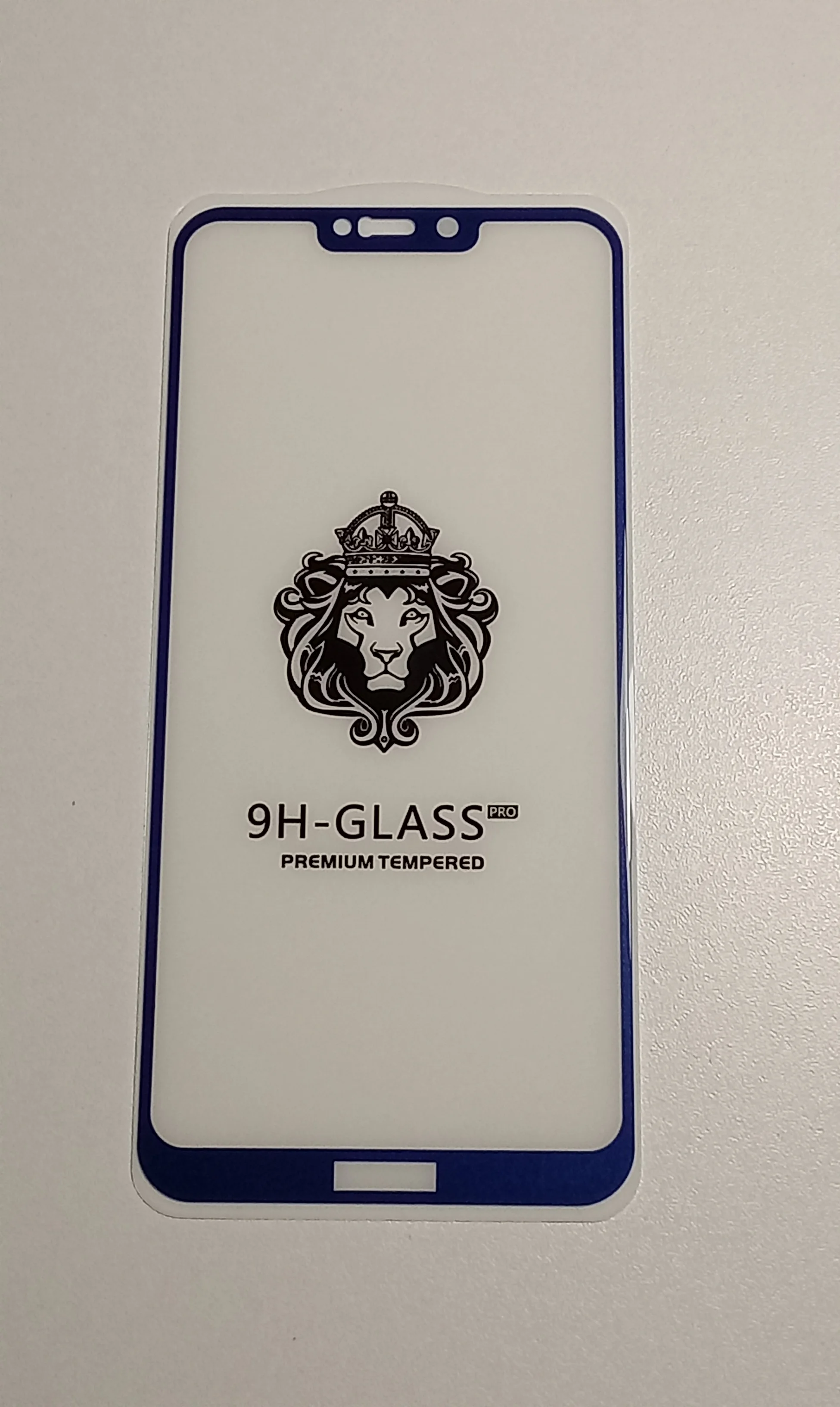Черный защитное стекло HONOR 8X / Huawei Y9 2019 / Honor 9X Lite цветное