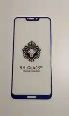 Черный защитное стекло HONOR 8X / Huawei Y9 2019 / Honor 9X Lite цветное