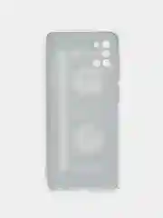 Хром силиконовый чехол на Samsung Galaxy A31 / Самсунг А31 прозрачный с рисунком, защита камеры