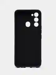 Голубой силиконовый чехол для Tecno Spark Go 2022/Spark 8C (Спарк 8С), с принтом, с рисунком