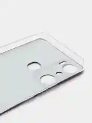 Черный силиконовый чехол на Infinix HOT 20i / Инфиникс Хот 20i с рисунком, защита камеры