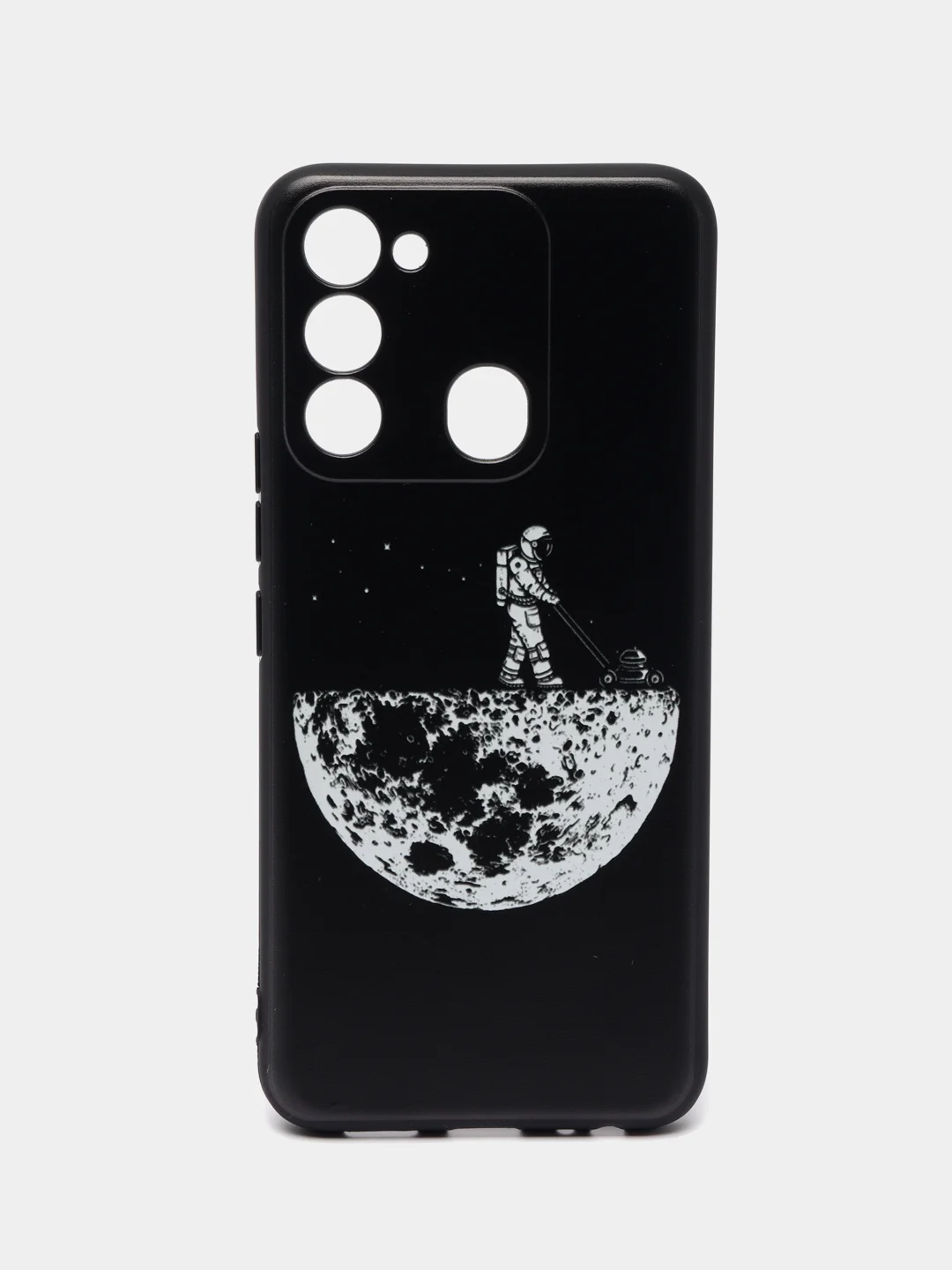 Мятный силиконовый чехол для Tecno Spark Go 2022/Spark 8C (Спарк 8С), с принтом, с рисунком